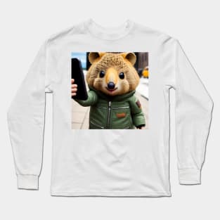 Quokka Selfie 07 Long Sleeve T-Shirt